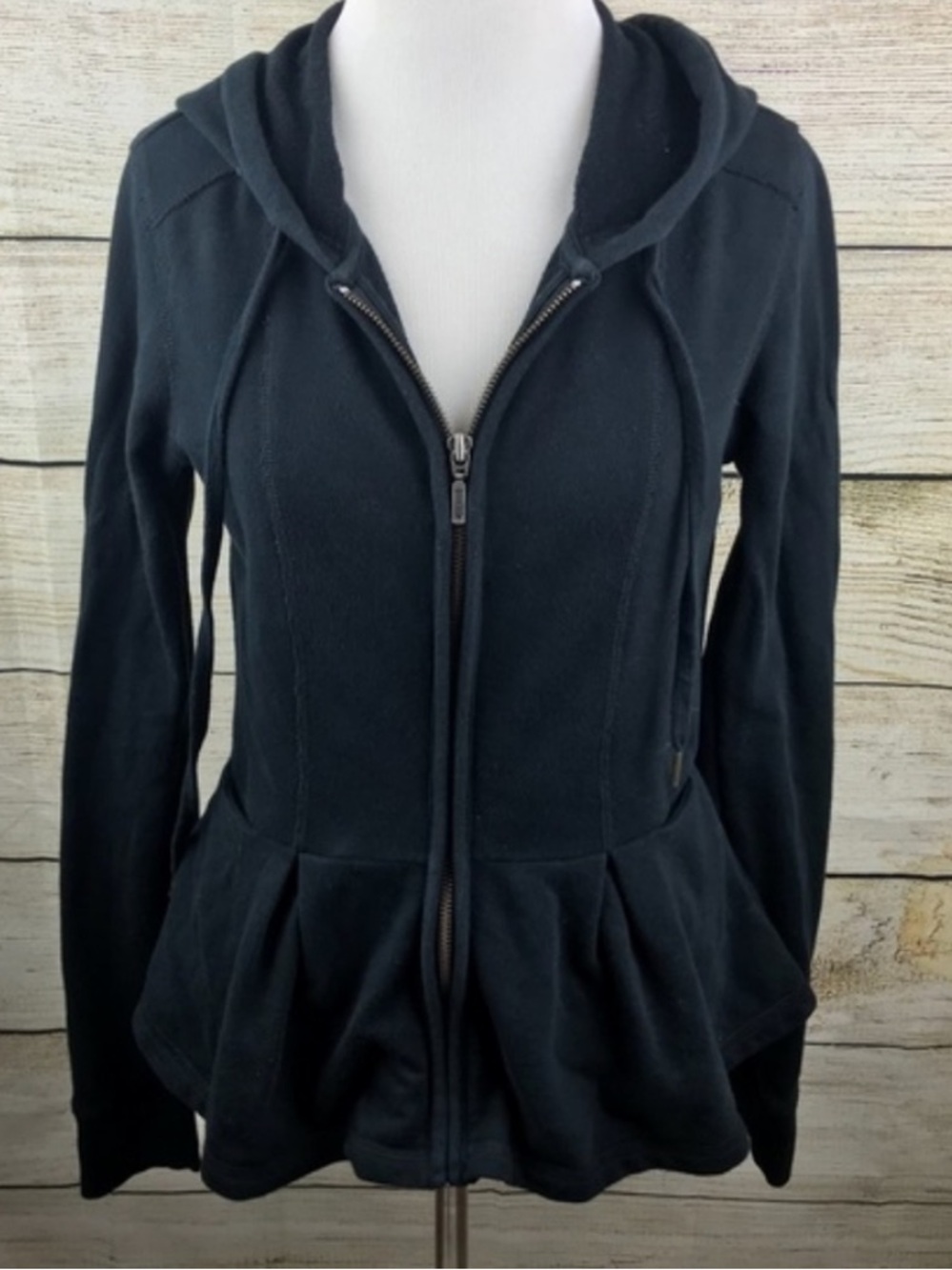 ANTHROPOLOGIE Saturday Sunday Peplum Zip Jaclet - size large